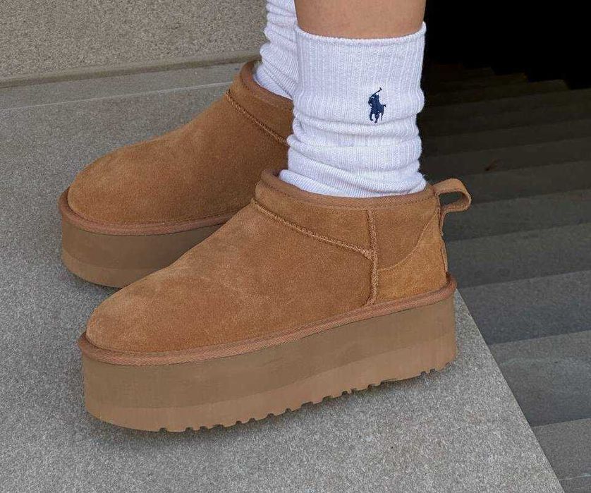Угги/Угг/Уггі/Уги/Угі/UGG Australia Ultra Mini Platform Chestnut