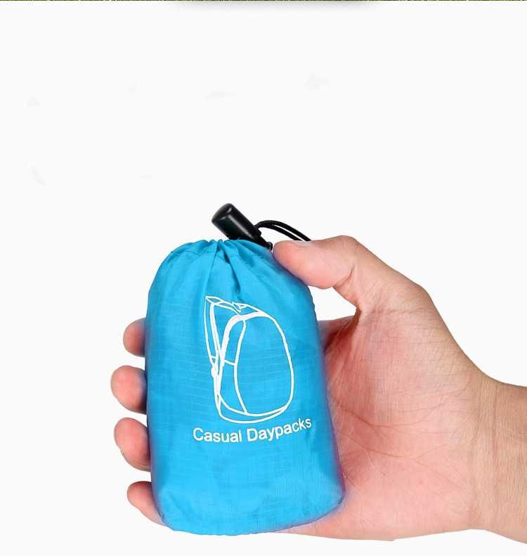 Рюкзак надлегкий 18 л синій, складний, водовідштовхувальна тканина