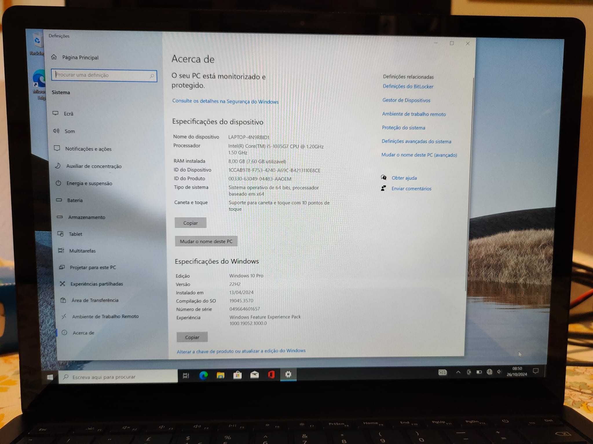 Surface Laptop 3 - Para Peças/ Reparação