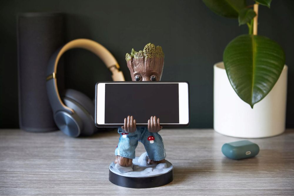 figurka podstawka do pada / telefonu, marvel groot rocket. jak nowy