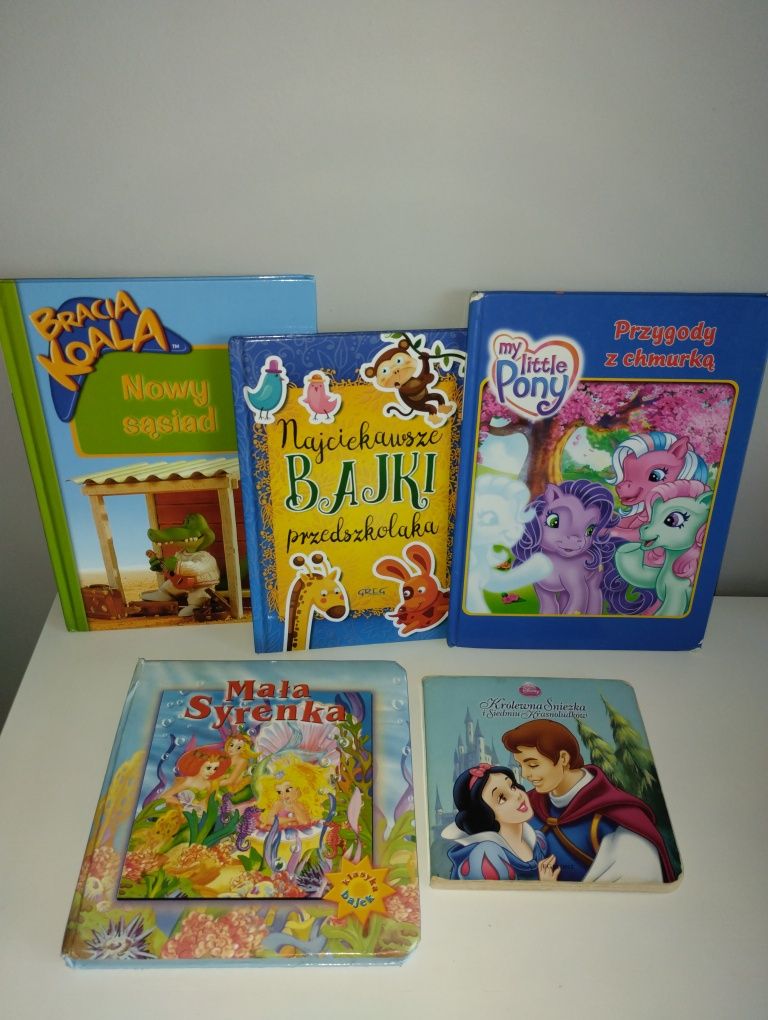 Komplet 5 książek bajek dla dzieci