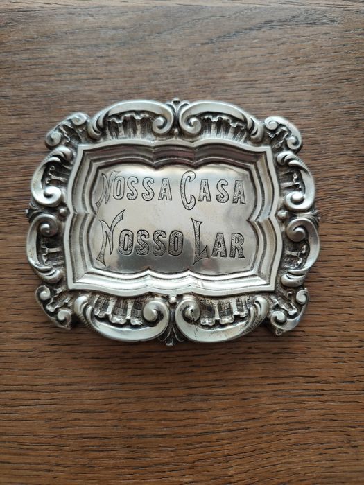 Salva em prata vintage