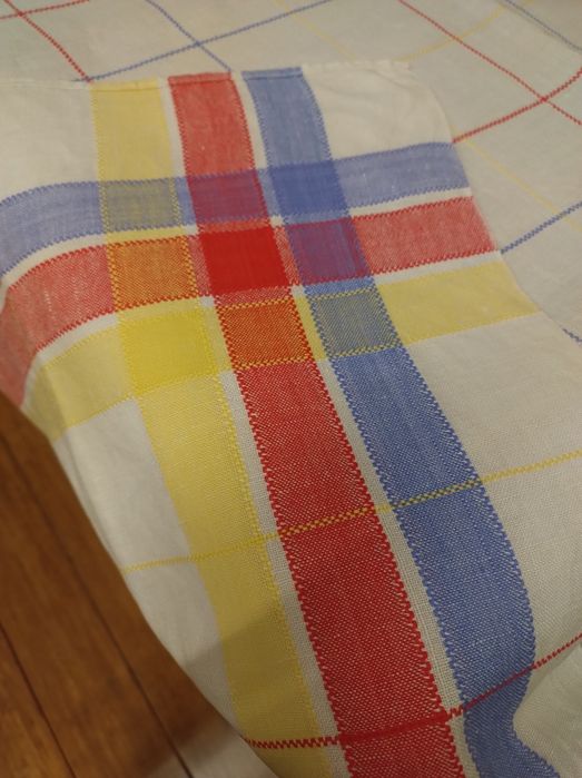 Obrus retro, PRL ok.130x130 cm