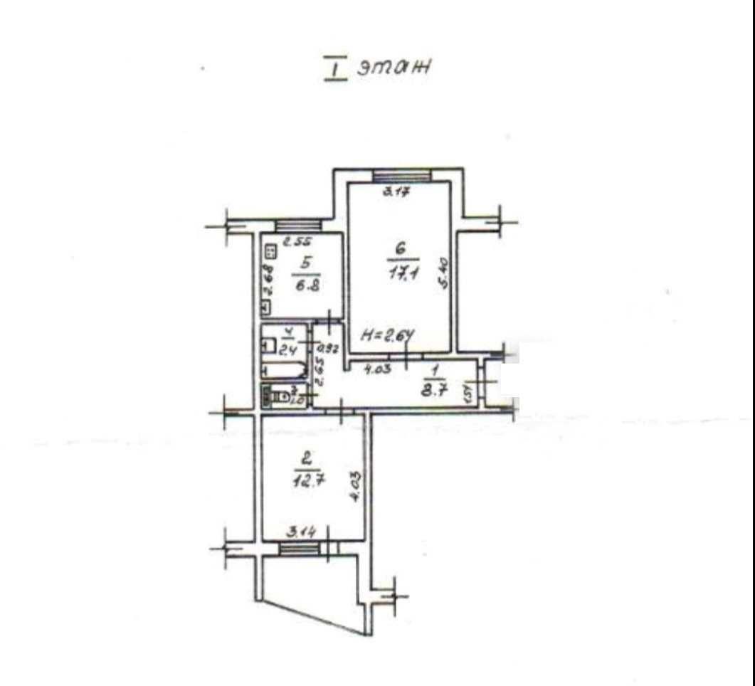 2-ком. квартира на Таирово. Ильфа и Петрова/Вильямса. 1L21