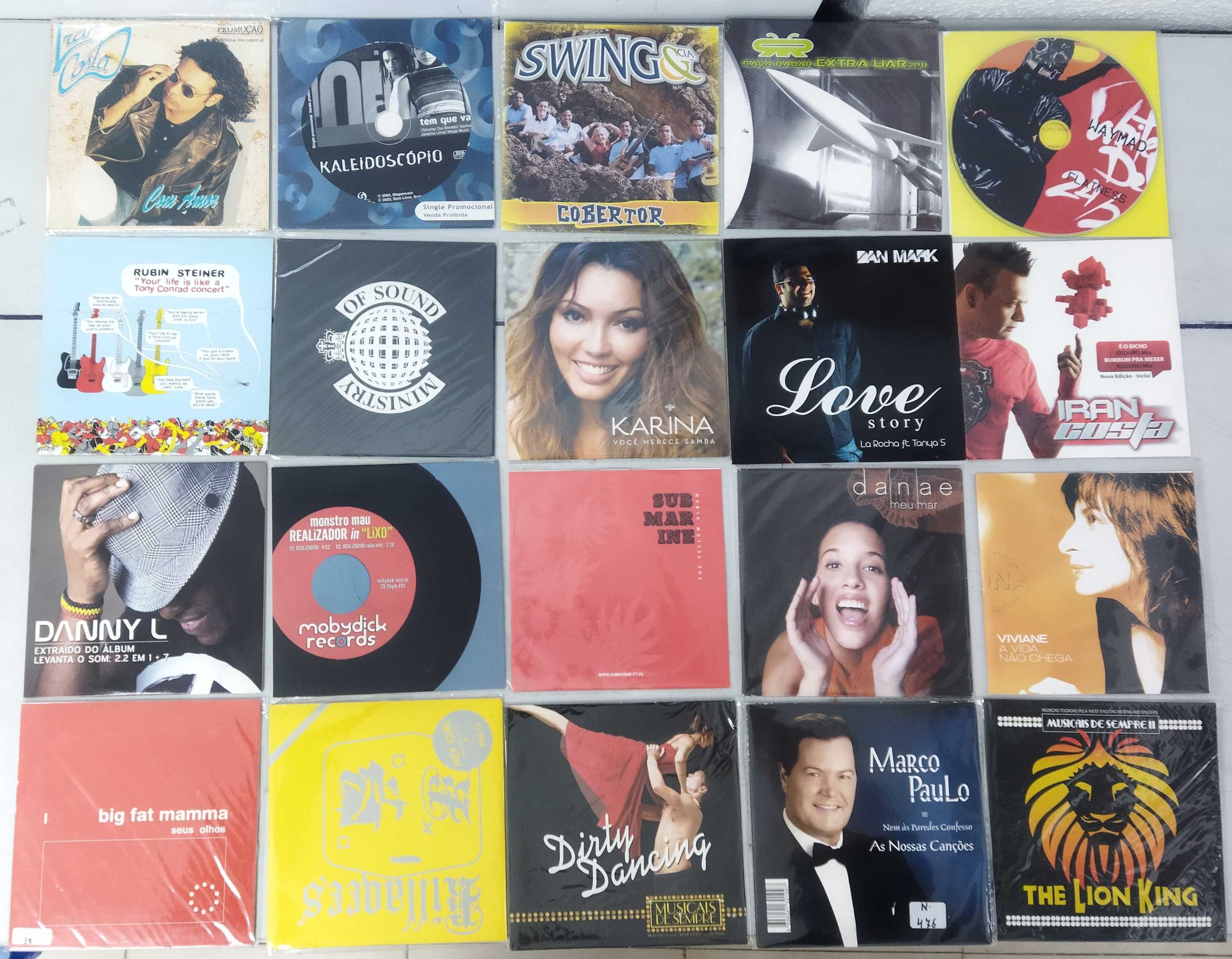 Lote. 150 CD Singles/ Promos. Como Novos
