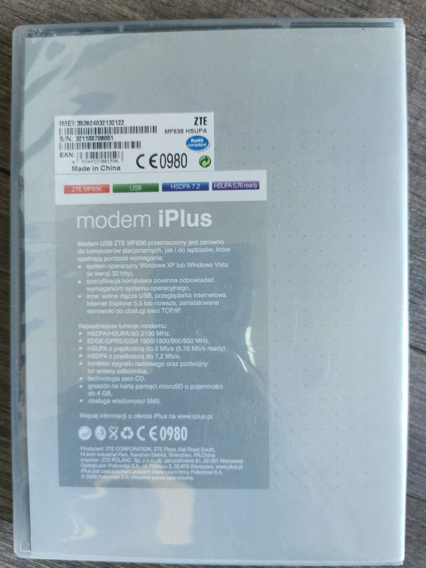 Do sprzedania Modem ZTE mf636