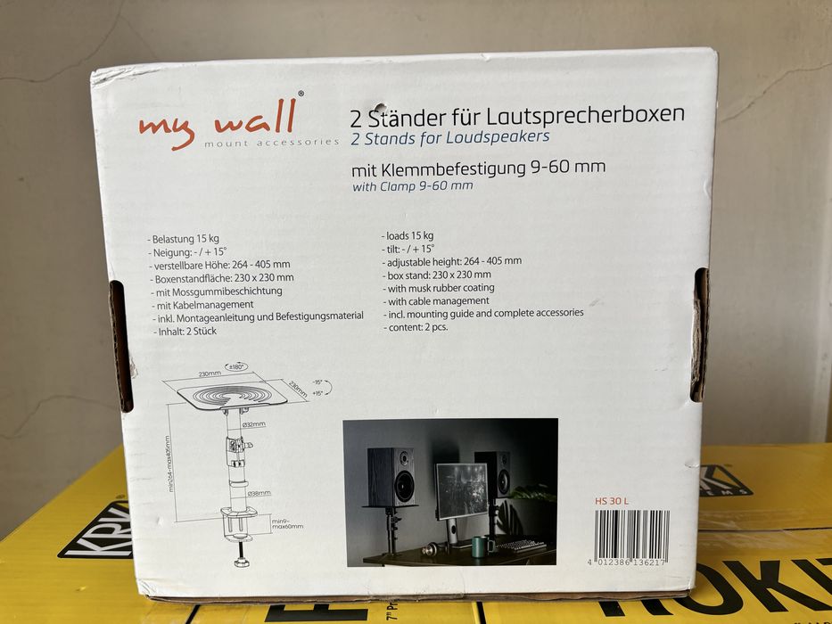 Krk Rokit 7 Gen 4 & suportes de secretaria