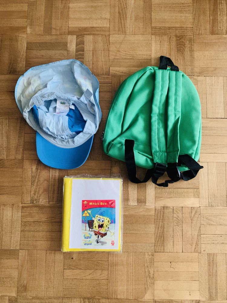 Czapka /plecak  Sponge Bob + gratisy