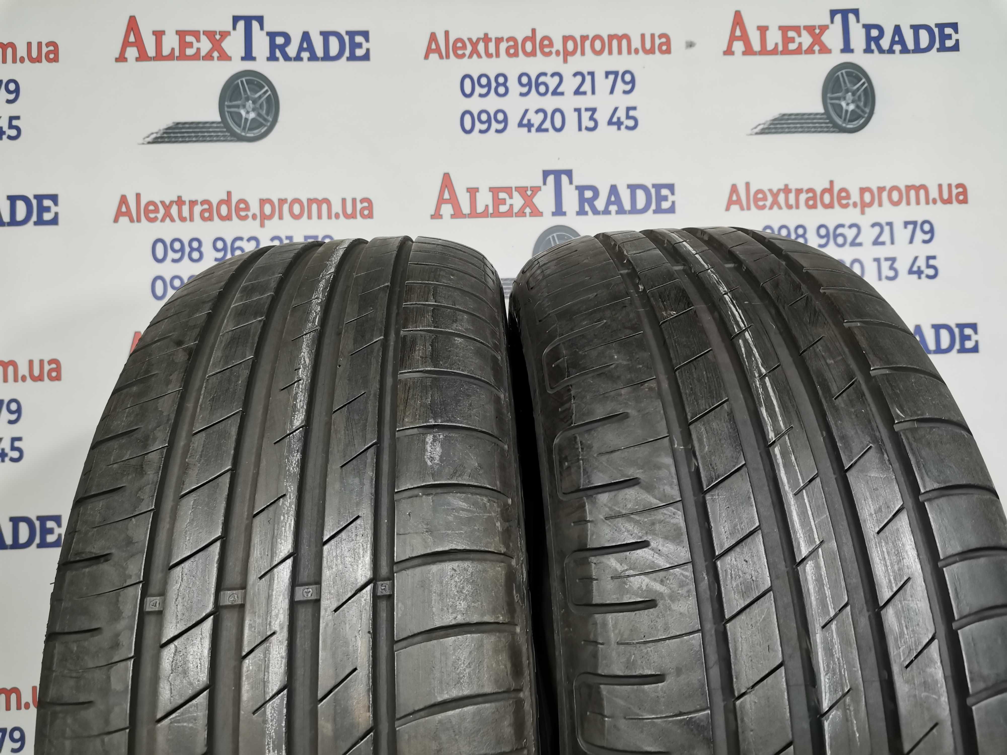 2 шт. 205/55 R16 Goodyear EfficientGrip Performance літні шини б/у