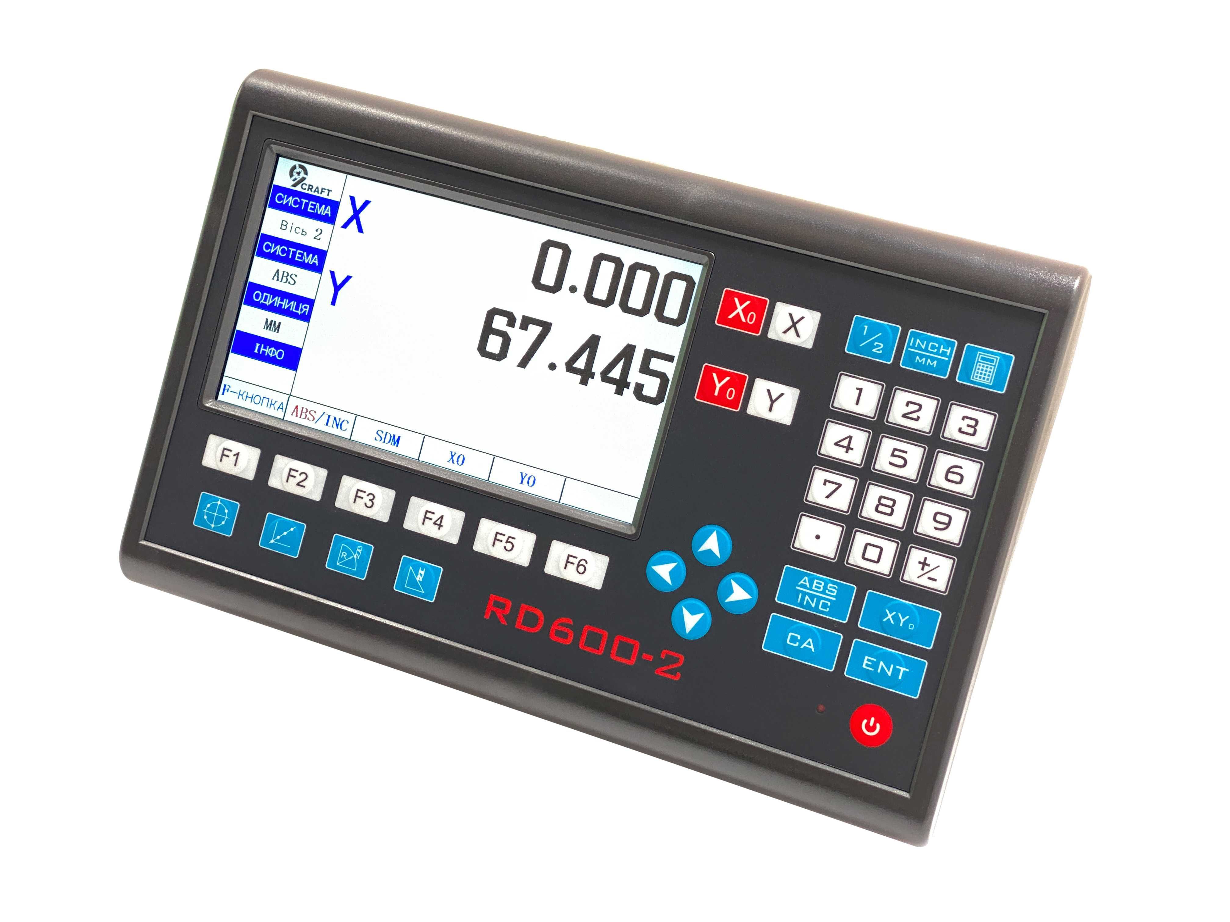 Пристрій цифрової індикації 9CRAFT RD600-2 3 RS-232 НА 2/3 ОСІ LCD