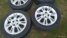 Felgi komplet z oponami lato Opel Corsa D.E C. 195/55/16 ET 40 4x100