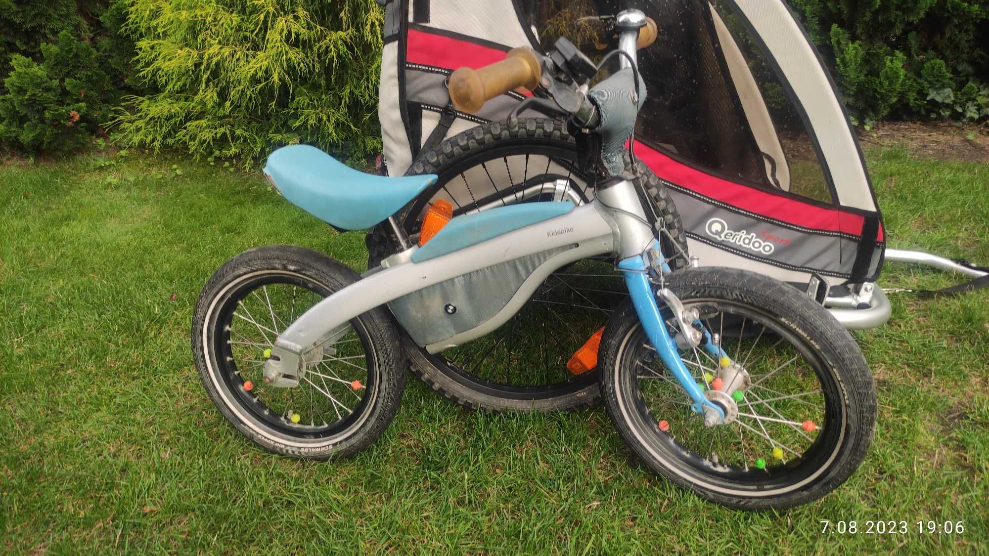 Biegówka / Rowerek Dziecięcy BMW kidsbike 14"  2w1 + doczepiane pedały