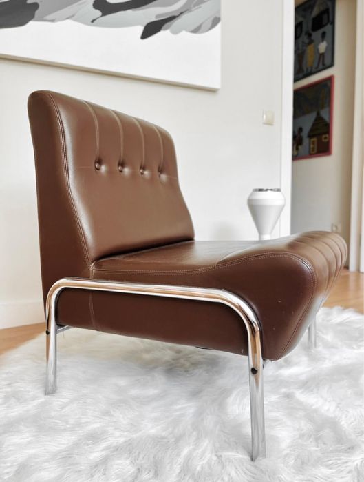 Sofá castanho vintage