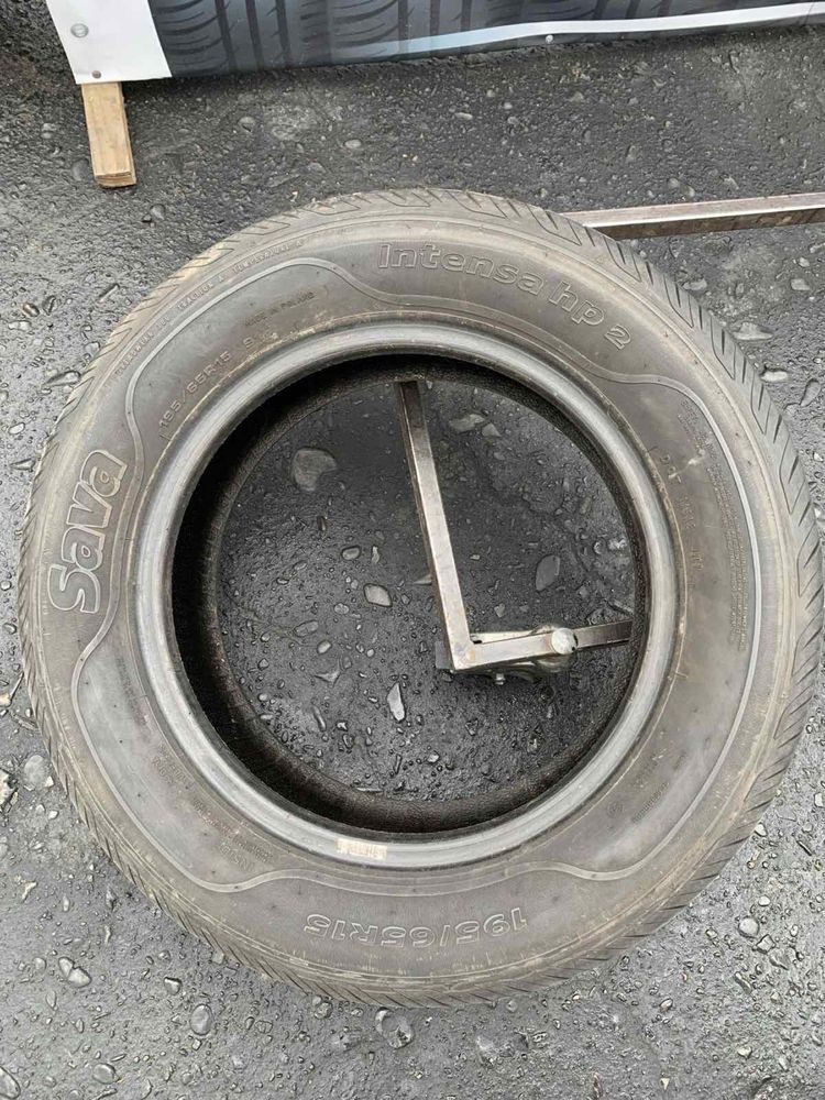 Шини 195/65 R15 пара Sava  2022р літо 7,2мм