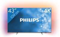 Philips 43" 4K UHD WIFI  Ambilight x 3 Smart Tv.