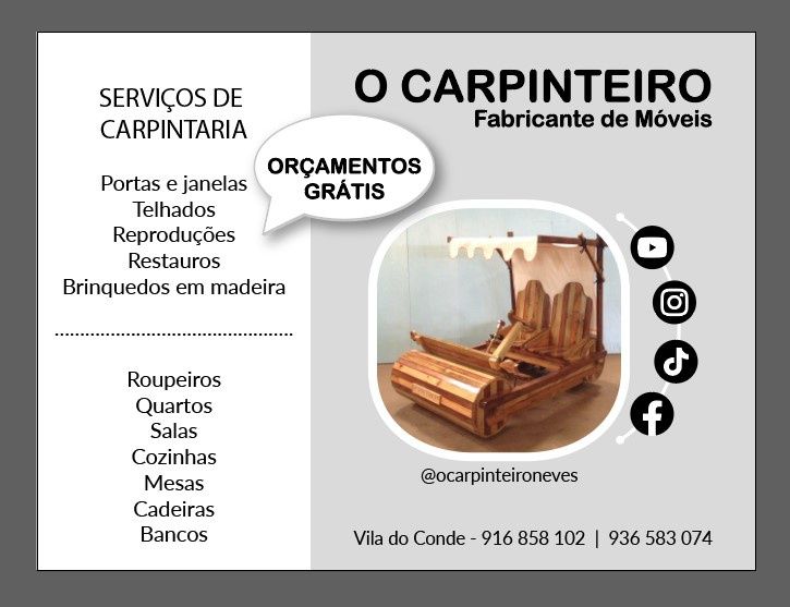 Bancadas de madeira maçissa