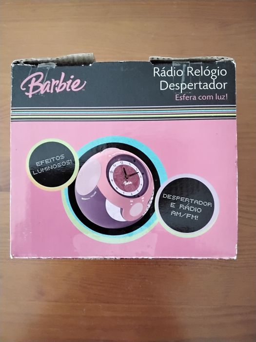 Relogio despertador Barbie