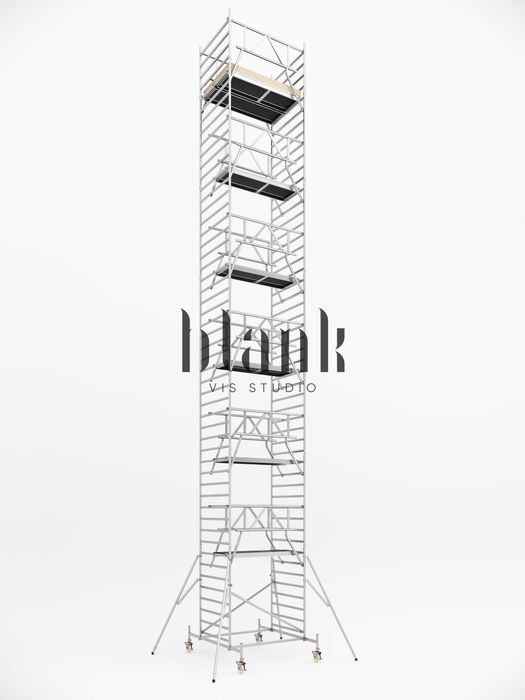Rusztowanie Aluminiowe AKSO wysokość rob. 4,20m 0,9m x 1,9m Polskie