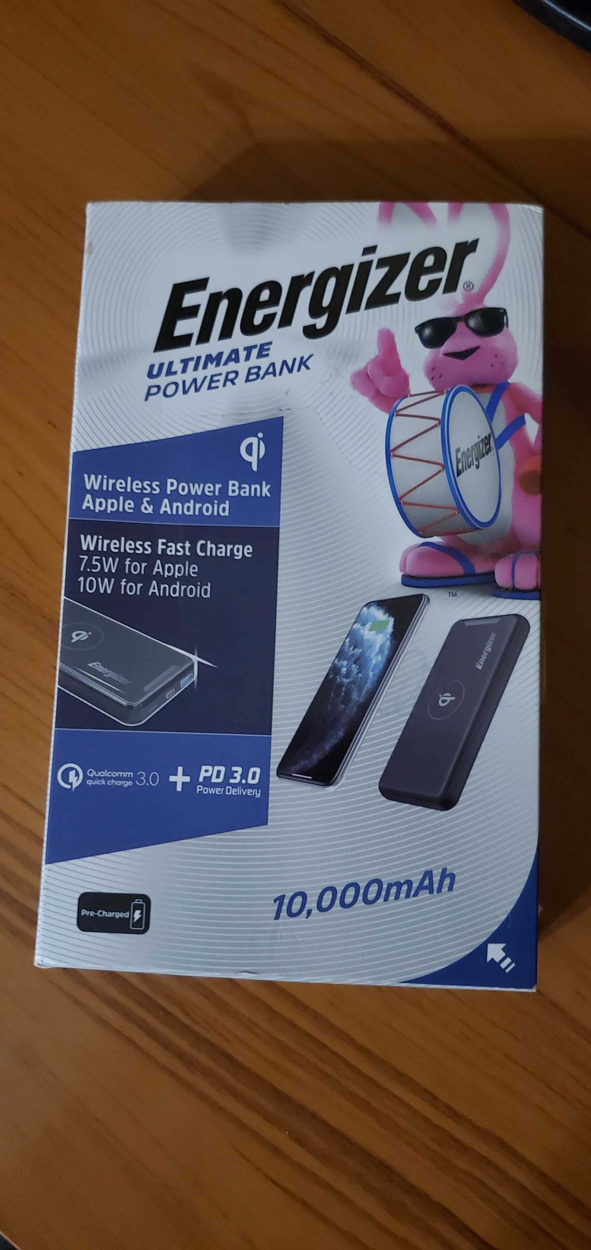 Powerbank Energizer 10000 wireless quick charge 3.0
