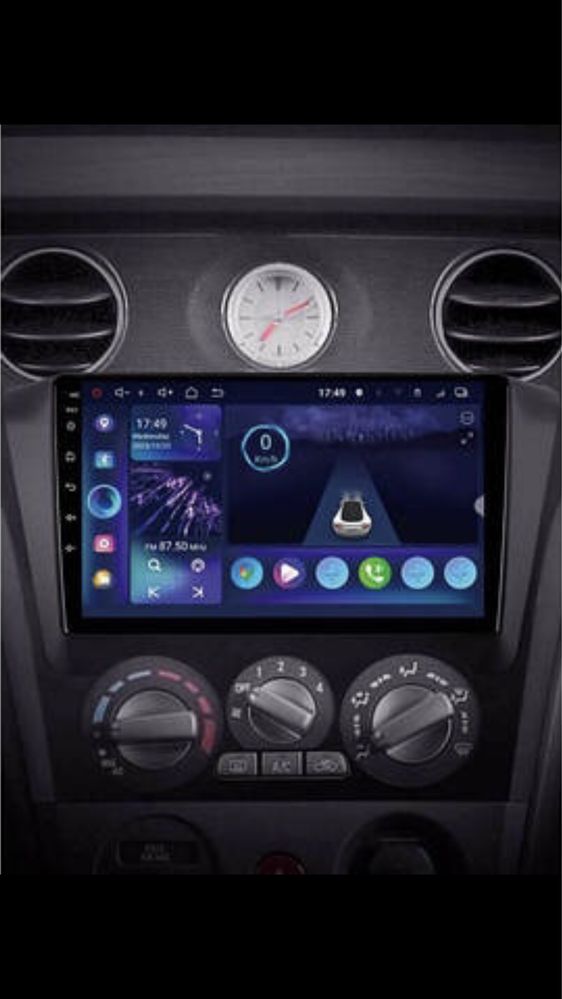 Магнітола 2/32 CarPlay швидкий процесор Mitsubishs Outlander 1 2002-08
