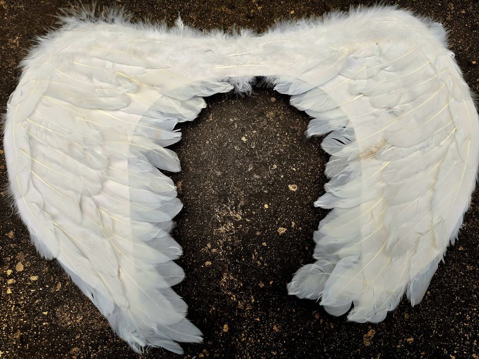 Przebranie dla dzieci dodatek białe Skrzydła Anioła nowe