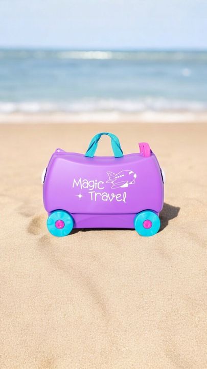 Walizka Kabinowa Dla Dzieci Jeżdżąca Podróżna Jeździk Magic Travel Hol