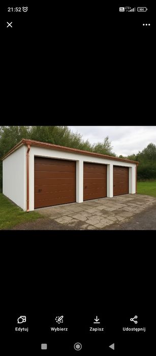 Garaż, działka pod budowe garażu lub dwie działki 2 garaże na warsztat