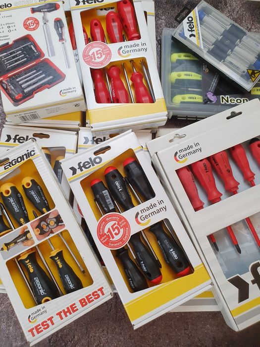 Отвёртки FELO,  WERA, WIHA, WURTH. Викрутки. Набори викруток.
