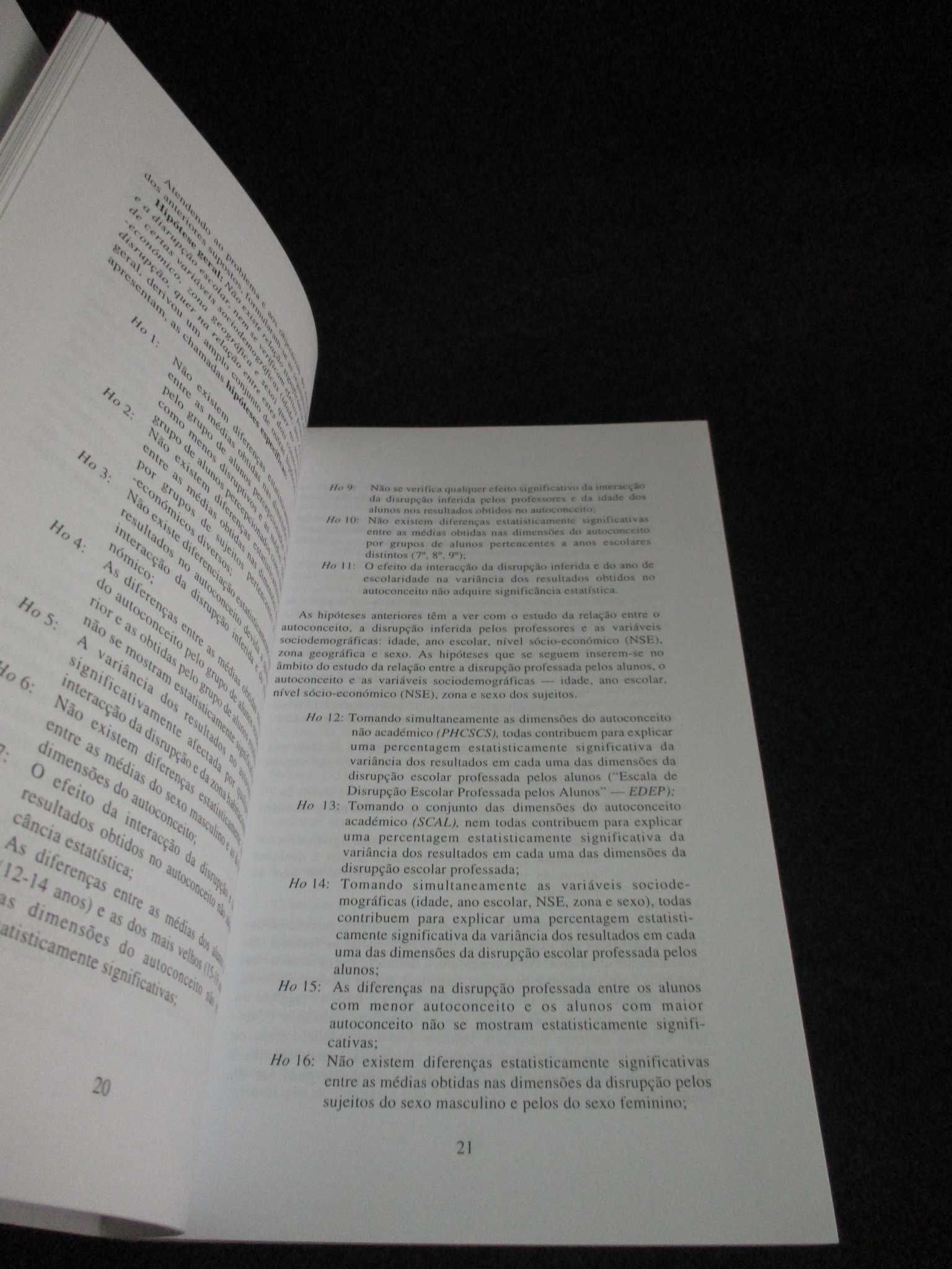 Livro Transgressão e Autoconceito dos Jovens na Escola
