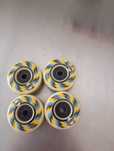 rodas de Skate da jart com rolamentos da jart novos