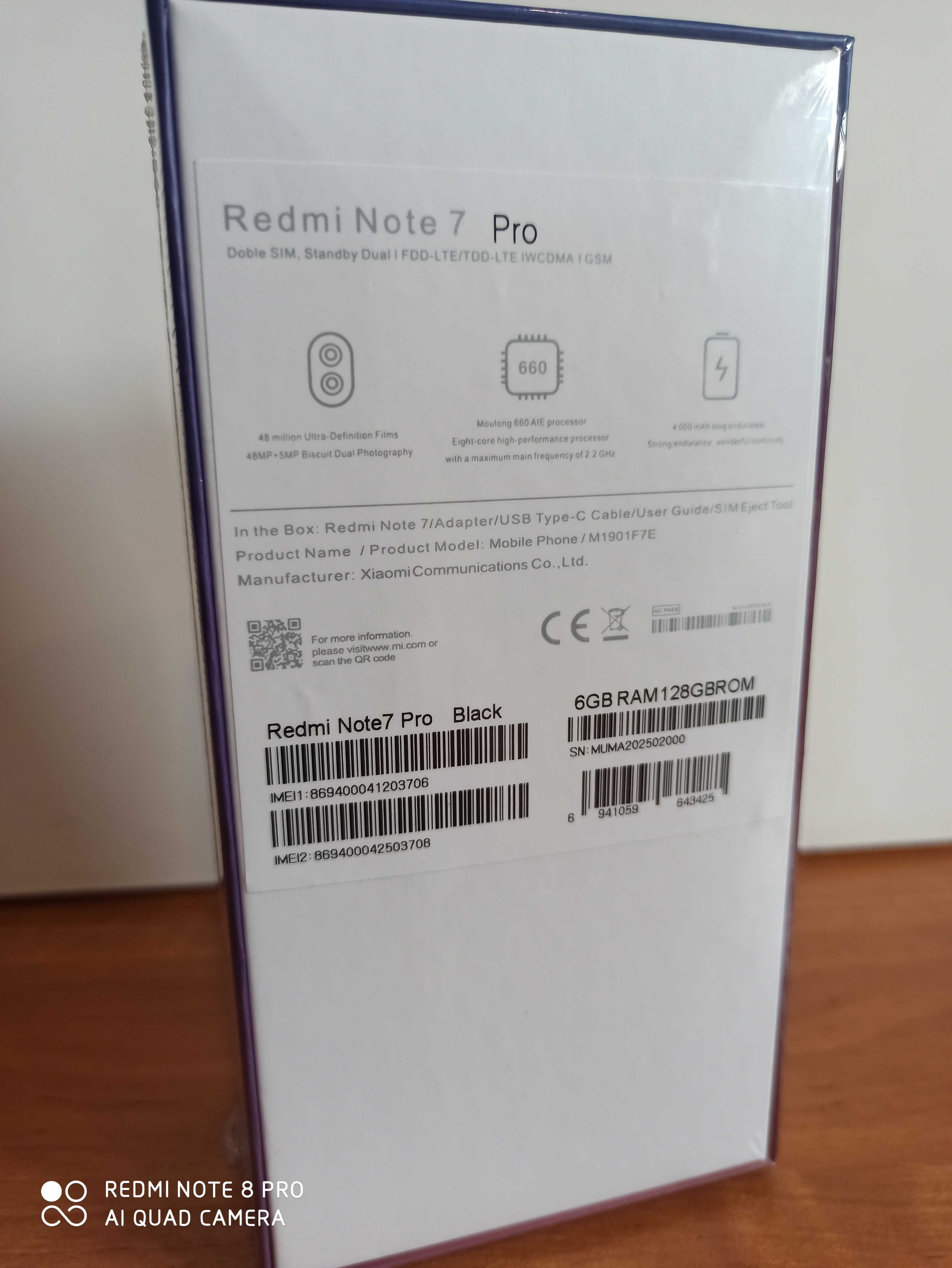 Redmi Note 7 Pro 6GB 128GB Czarny