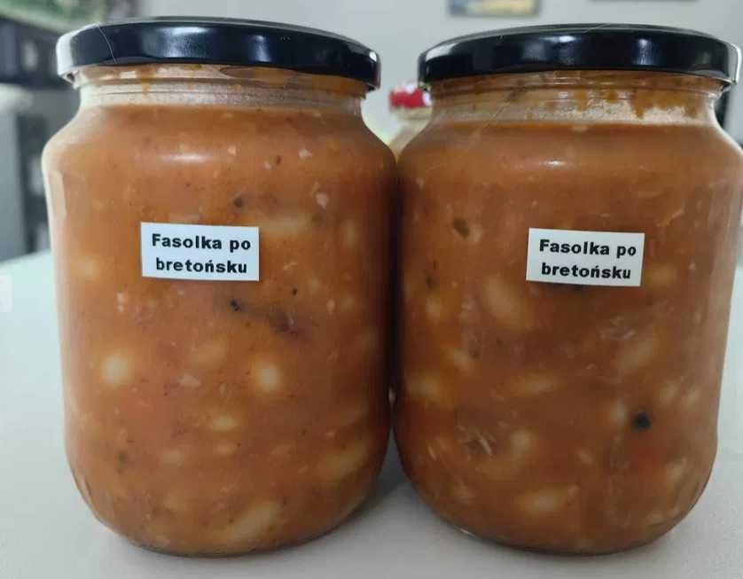 Zestaw 10 słoików z obiadami domowymi 10 szt. x 0,9l wysyłka