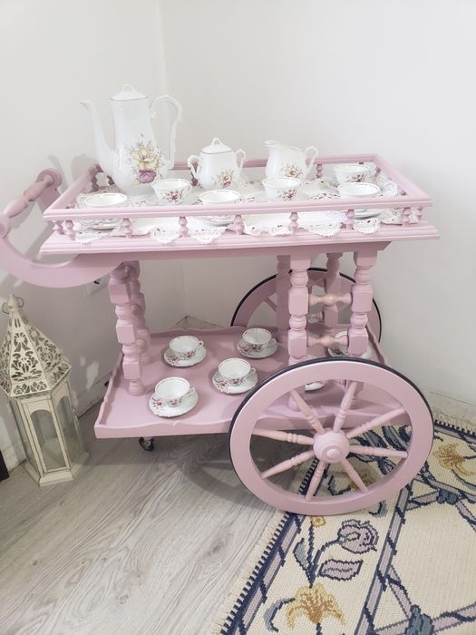 carrinho chá  vintage