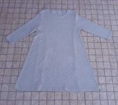 Vestido Tiffosi Novo cinzento meia manga