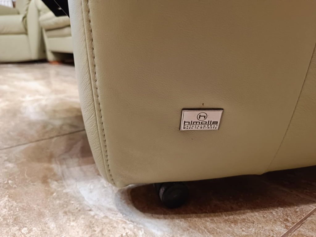 Zestaw sofa + dwa fotele skóra naturalna