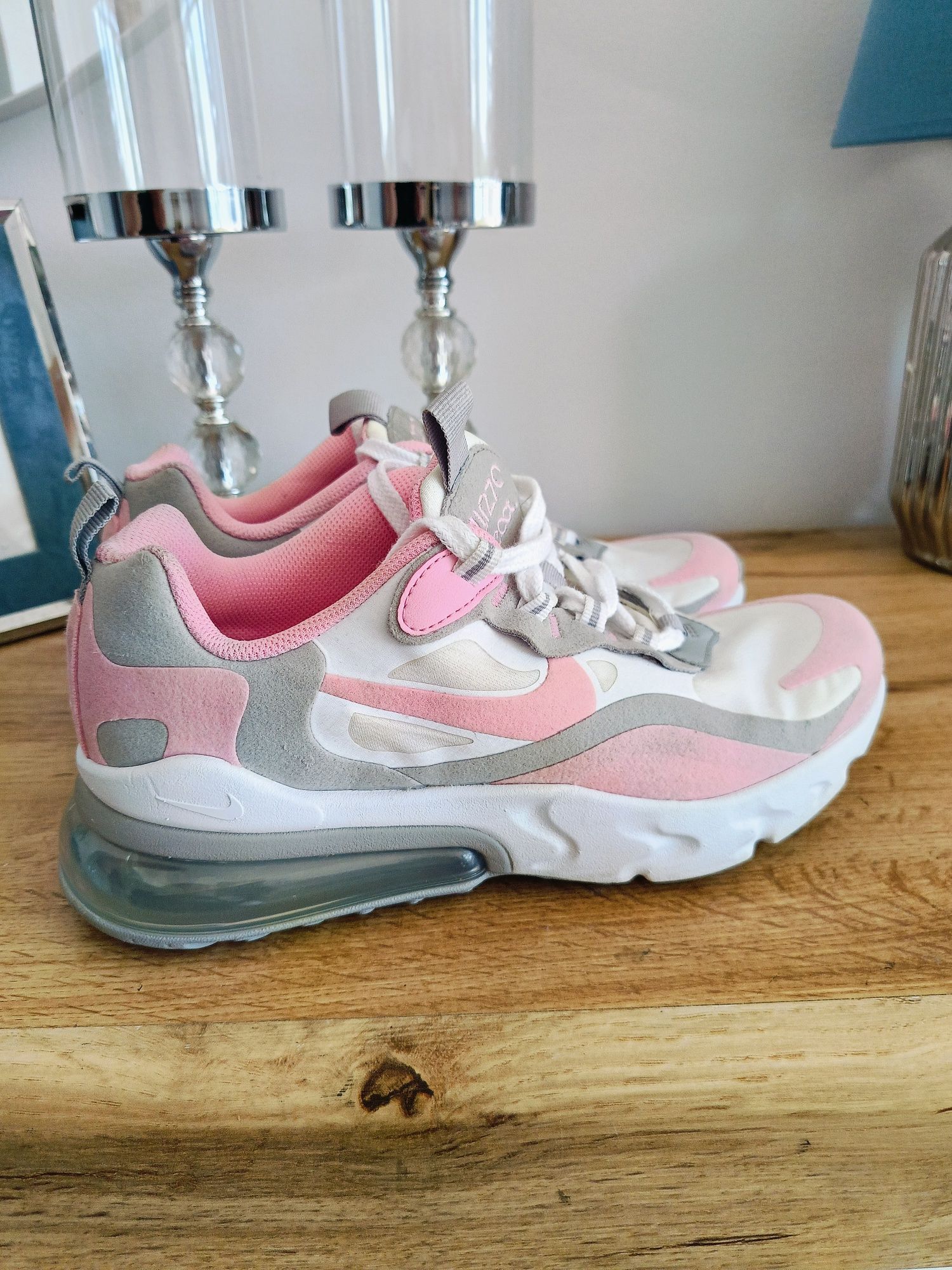 Buty Nike react air max 270 różowe 39