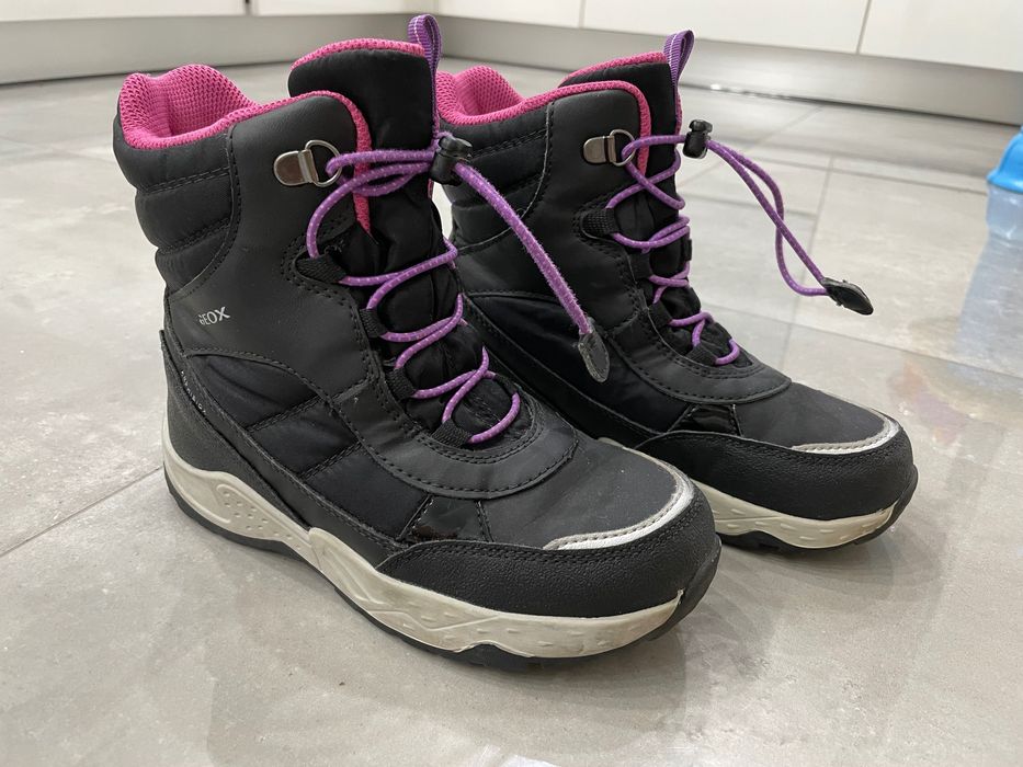Buty zimowe śniegowce GEOX Amphibiox 32 dziewczęce super stan