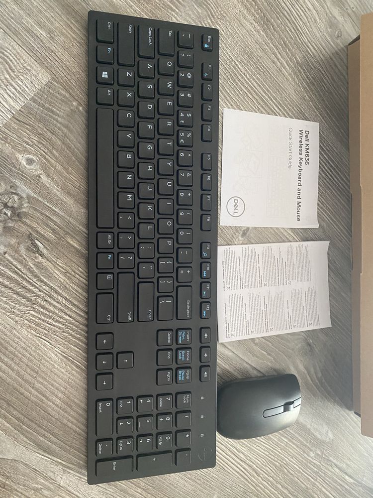 Bezprzewodowa klawiatura Dell KM636 Wireless Keyboard and Mouse
