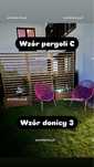 Donica z pergola płot lamelowy pergole taras lamele doniczka