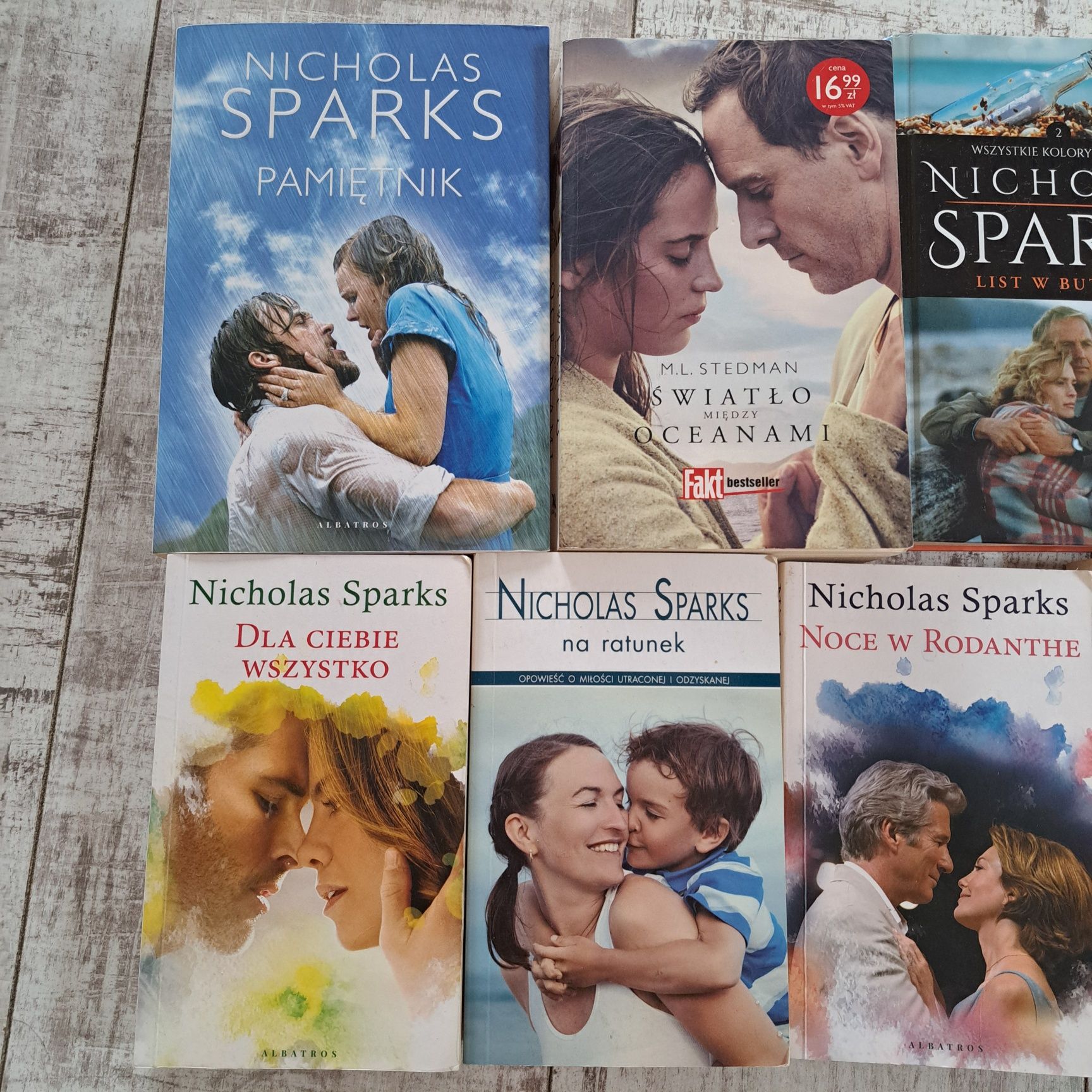 Książki Nicholas Sparks