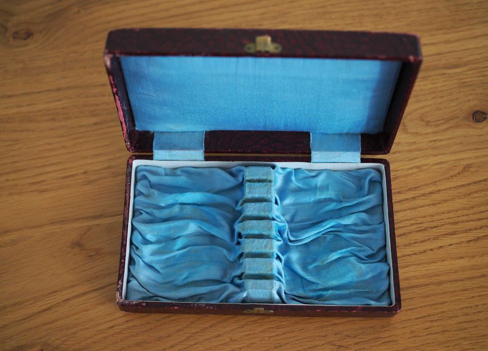 Stare łyżeczki platerowane, sygnowane Wellner Silber