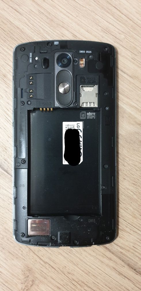 Telefon smartfon lg g3 wyświetlacz bateria obudowa części uszkodzony