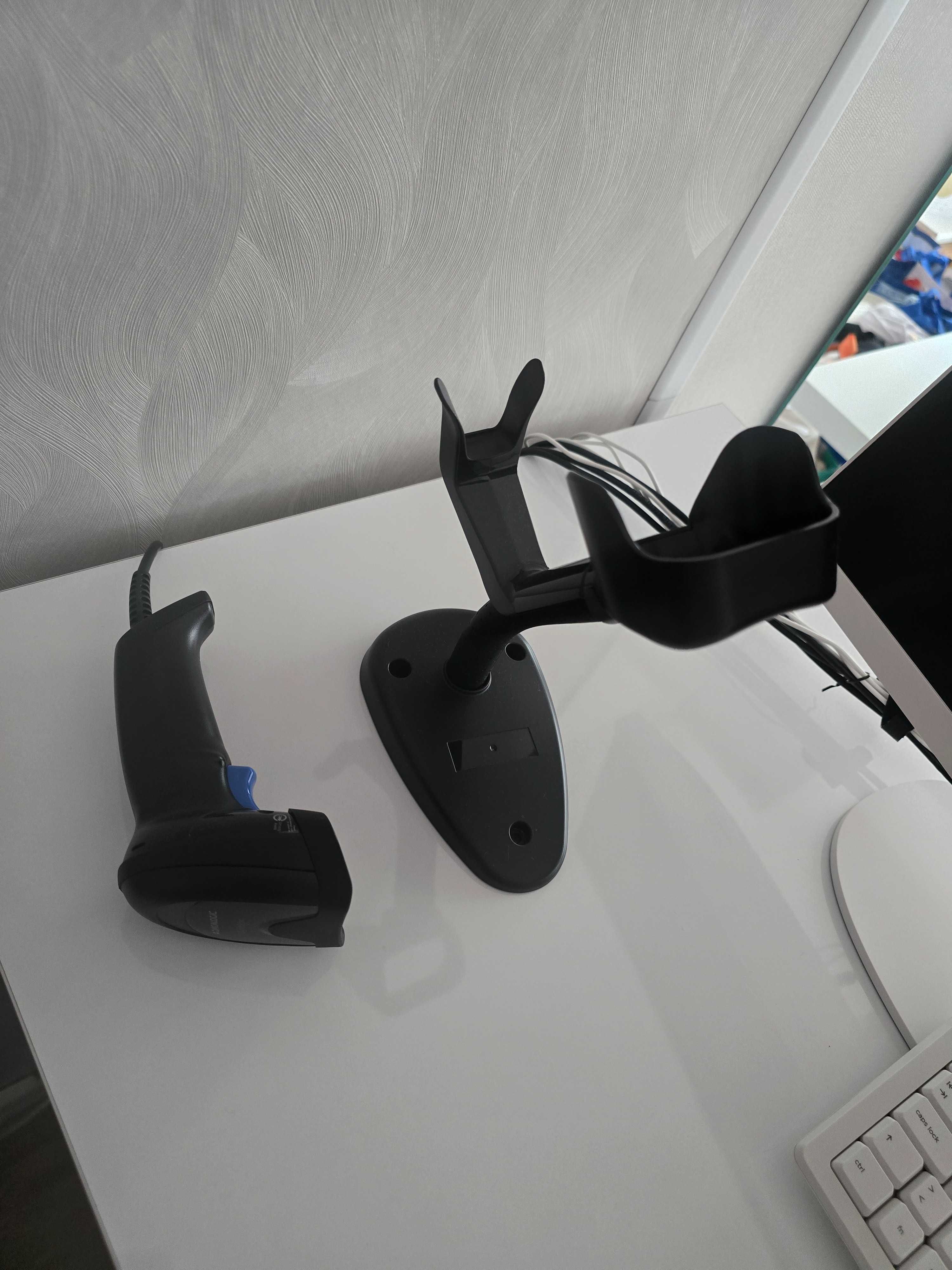 Leitor código de barras Datalogic QuickScan c/suporte