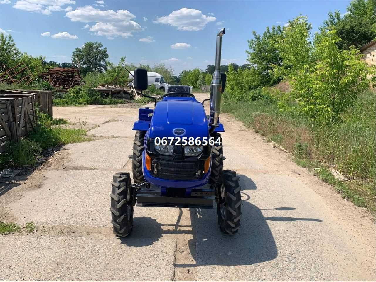 Мототрактор KENTAVR 160 В ПРЕМІУМ Кентавр+фреза та плуг доставка