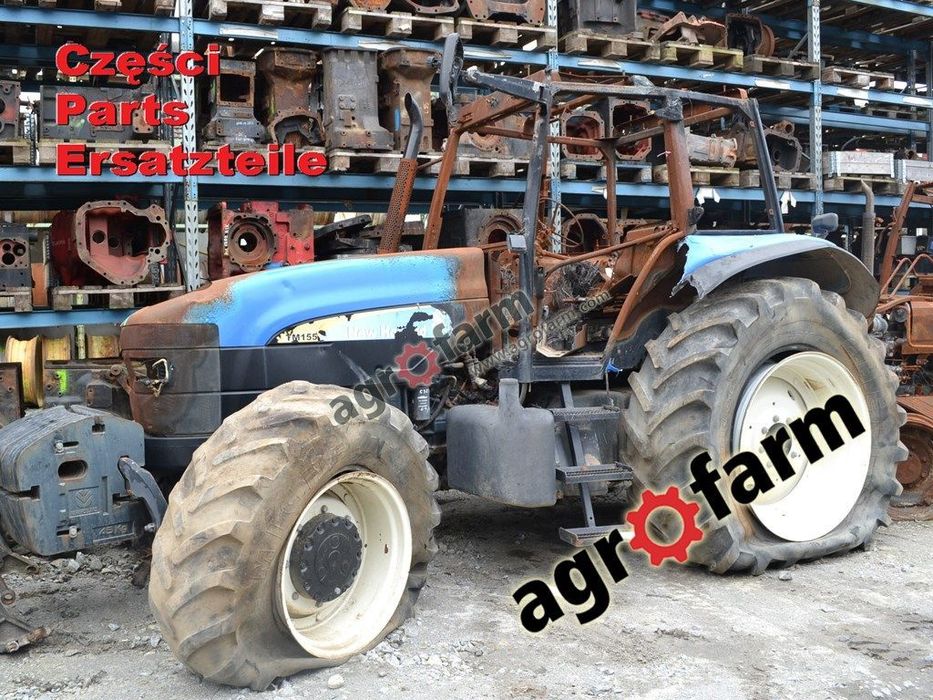 New Holland TM155 części, skrzynia biegów, silnik