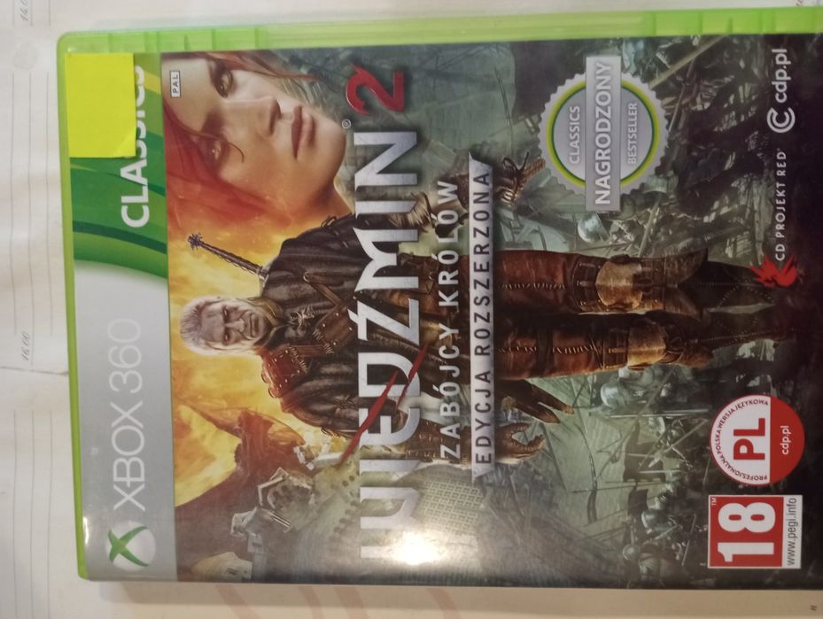 Xbox 360 Wiedźmin 2 edycja rozszerzona polska wersja