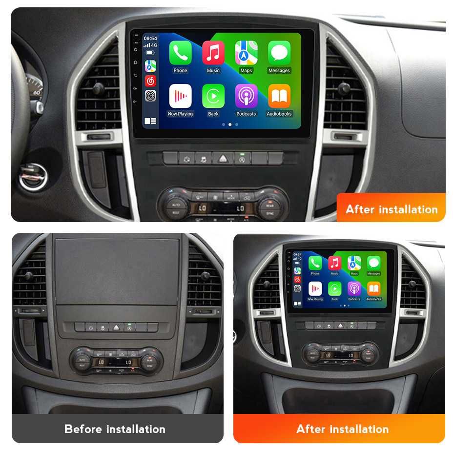 Магнітола Mercedes Benz Vito W447 android GPS навігація Мерседес Вито