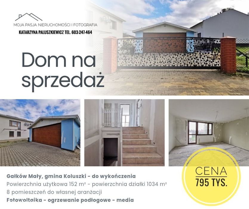 Dom z potencjałem do własnej aranżacji