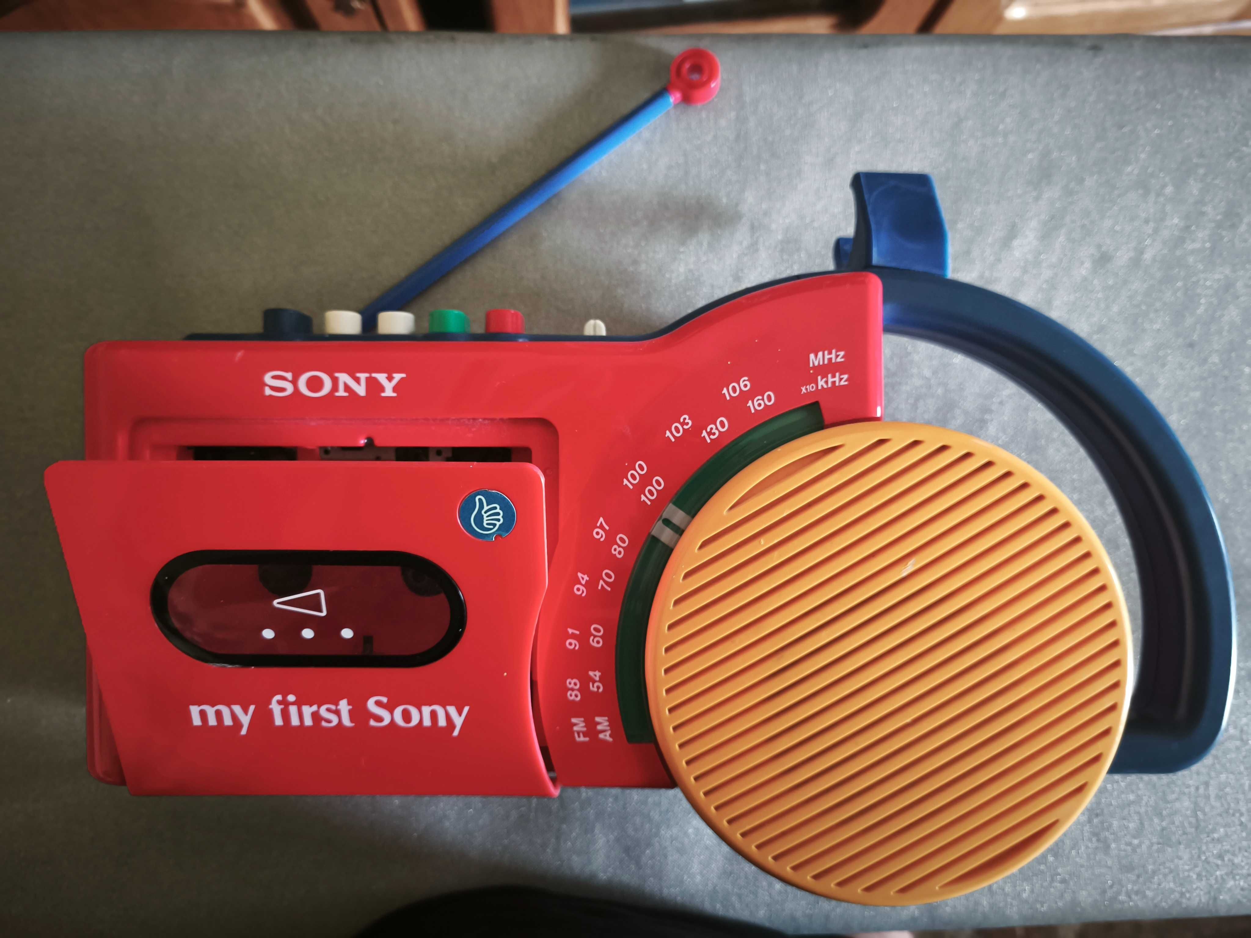 My first sony vintage radio odtwarzacz kasetowy model CFM-2500