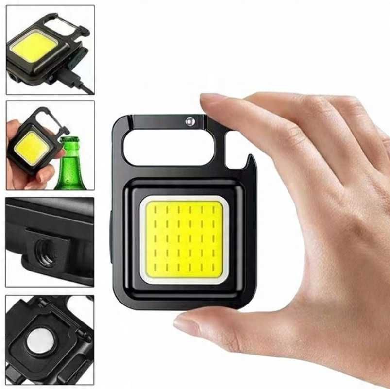Latarka LED Kieszonkowa 7w1 z Magnesem , Brelokiem